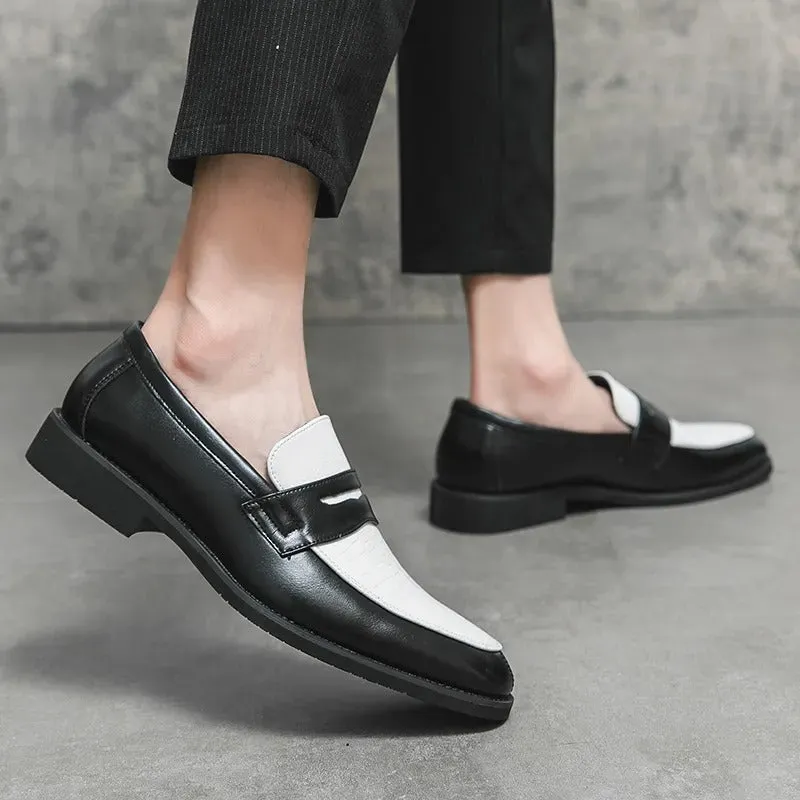 Men's Classic Vegan Leather Loafers with Soft Insole | Eco-Friendly All-Season Wear