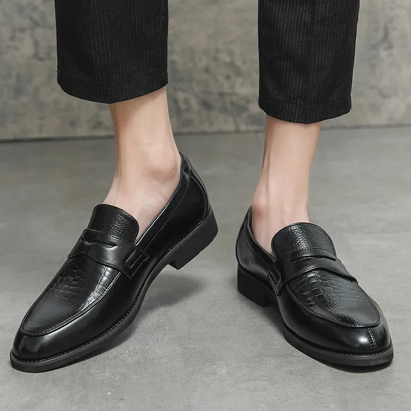 Men's Classic Vegan Leather Loafers with Soft Insole | Eco-Friendly All-Season Wear