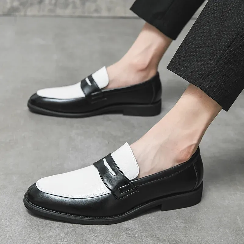 Men's Classic Vegan Leather Loafers with Soft Insole | Eco-Friendly All-Season Wear