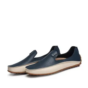 Men's Comfortable Colorblock Loafers with Cushioning Footbed | Comfortable for Everyday Wear