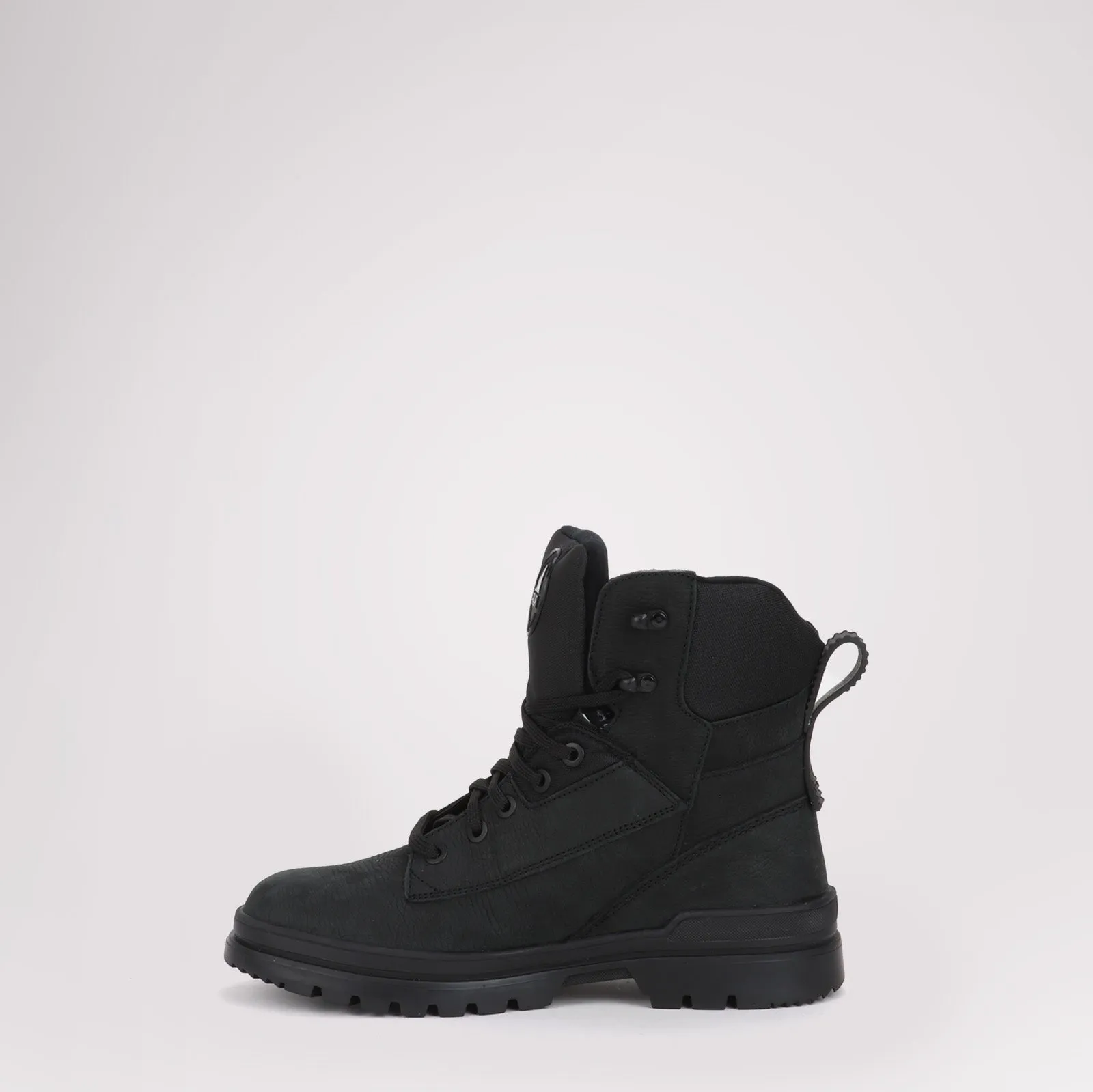 Men's Maddox with Ice grippers - Black Leather||Maddox pour hommes avec crampons amovibles - Cuir noir