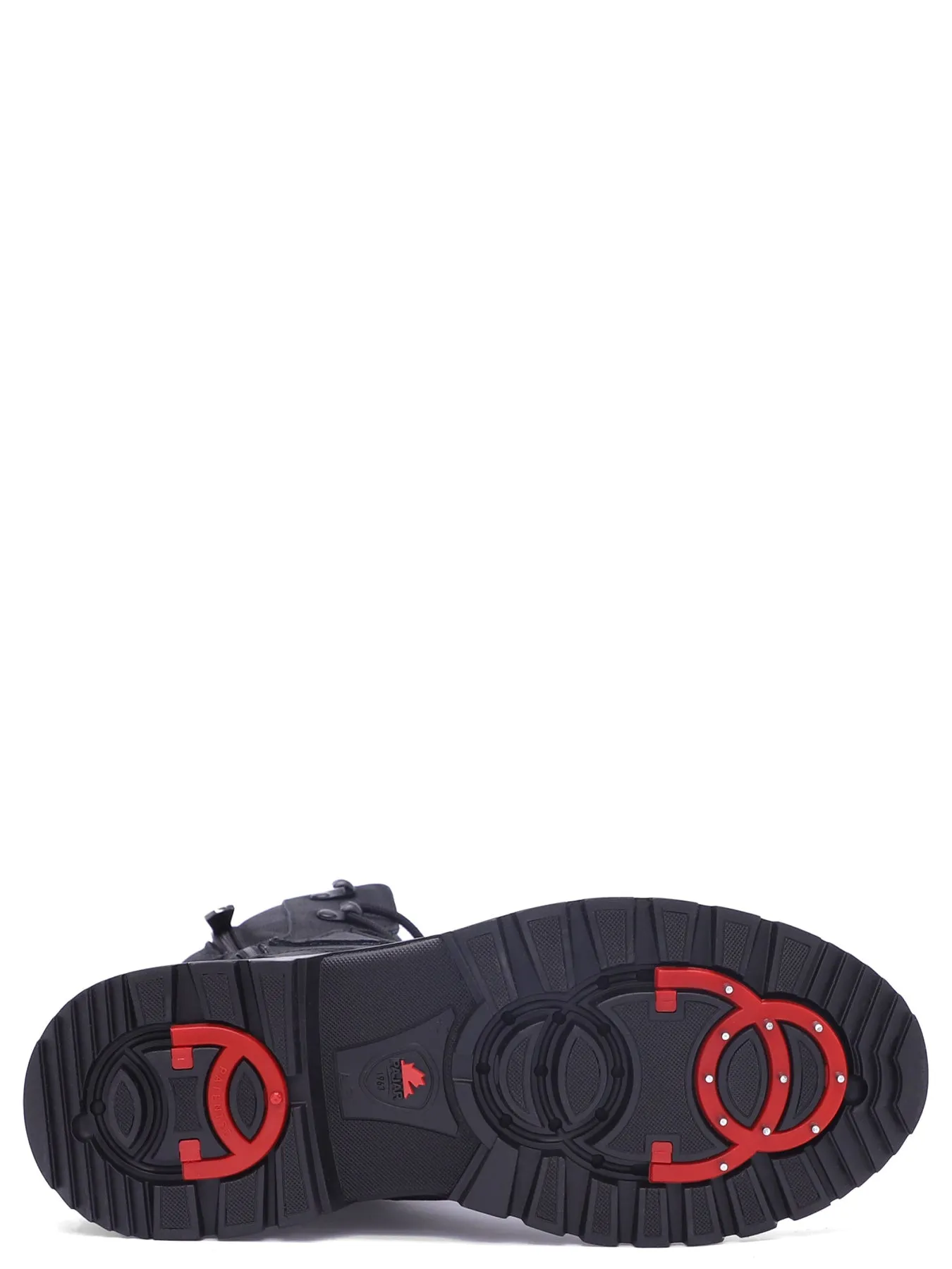Men's Maddox with Ice grippers - Black Pulled Leather