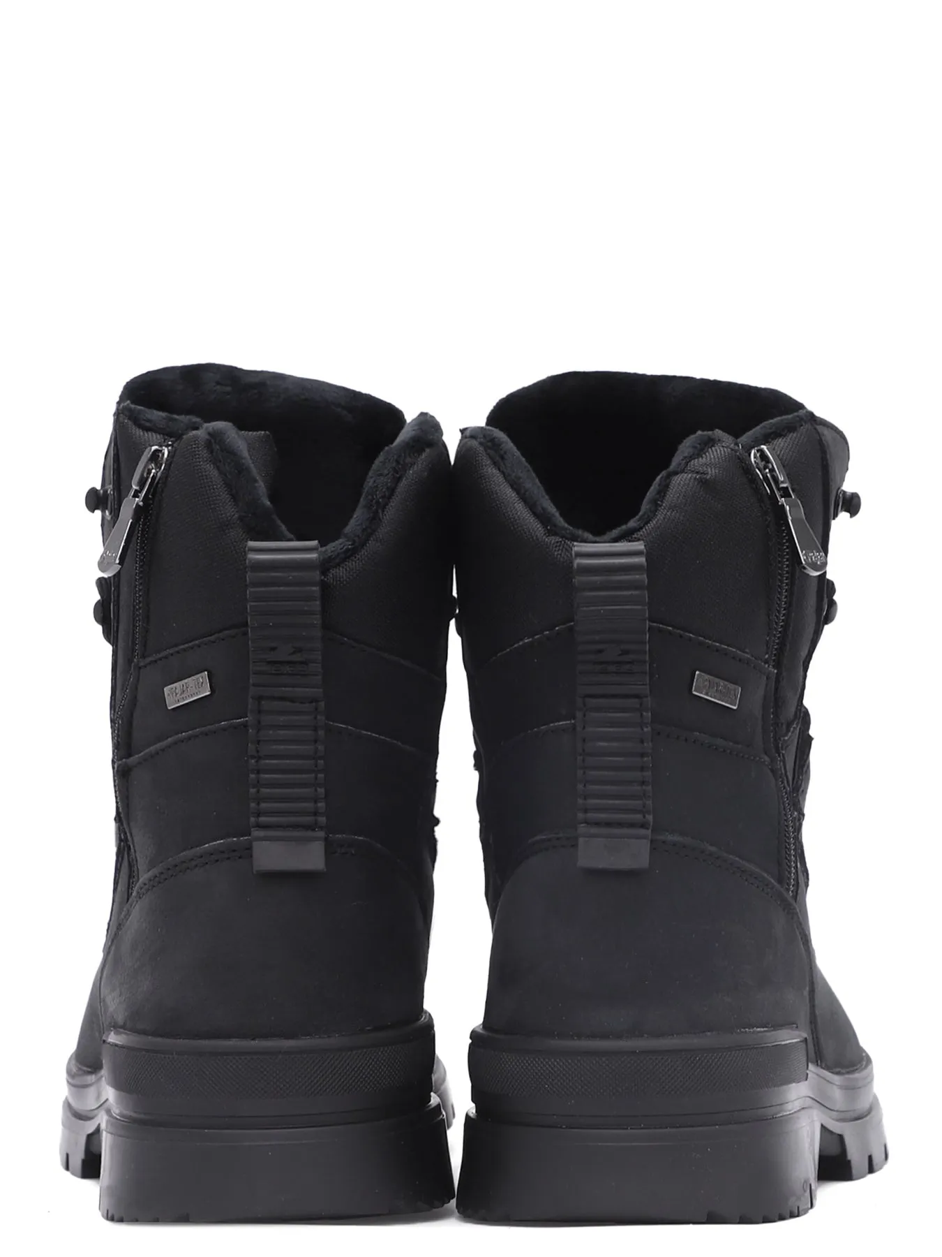 Men's Maddox with Ice grippers - Black Pulled Leather