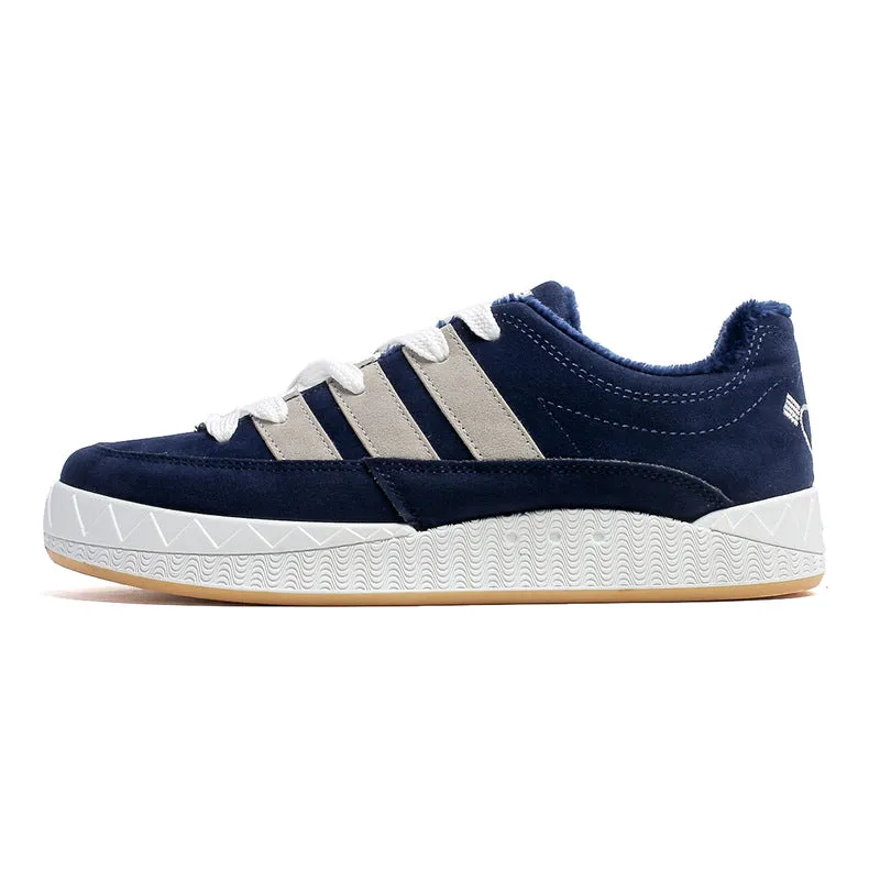 Men's Shoes Hong Kong with Velvet - Warm Retro Style