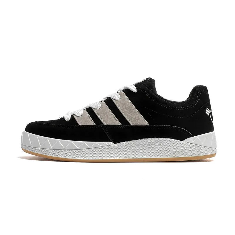 Men's Shoes Hong Kong with Velvet - Warm Retro Style