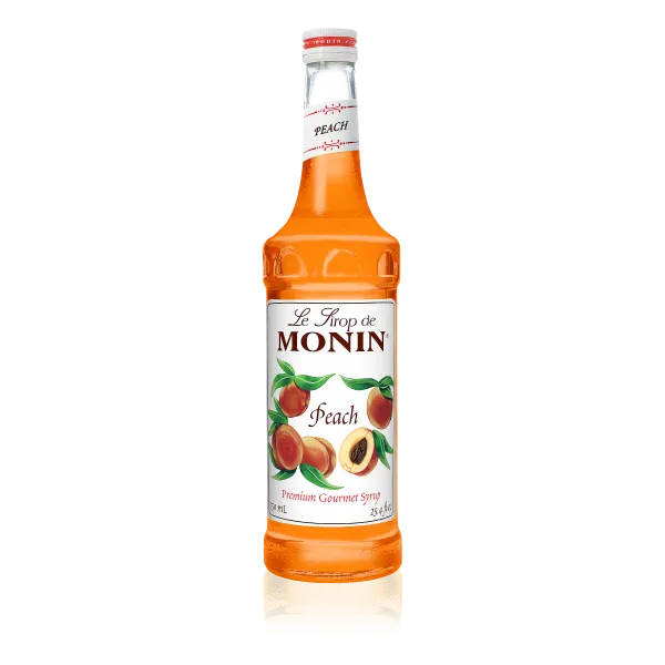 Monin Peach Syrup - Bottle (750mL)