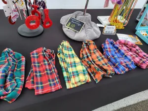 Multi Color Plaid Headbands