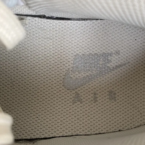 Nike Air Force 1 GS Ivory Blue Lace Up Sneakers