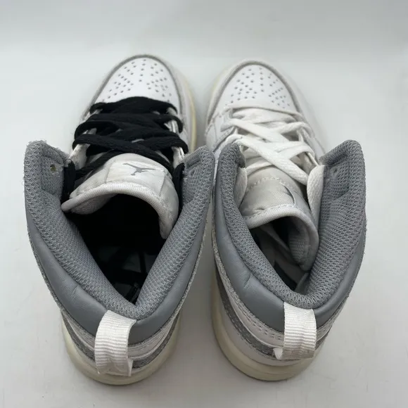 Nike Air Jordan 1 Mid Stealth kids sneakers size 13.5C