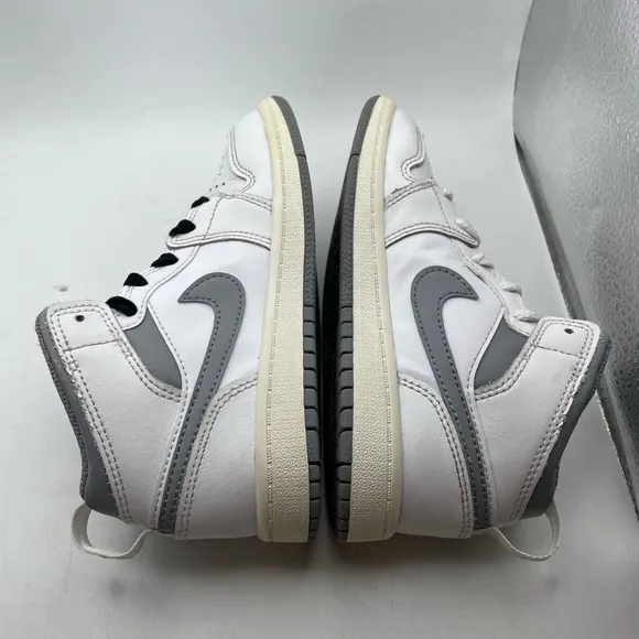 Nike Air Jordan 1 Mid Stealth kids sneakers size 13.5C