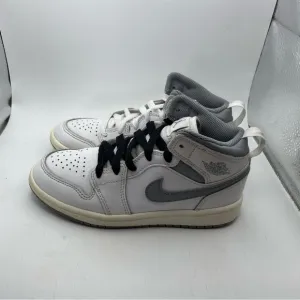 Nike Air Jordan 1 Mid Stealth kids sneakers size 13.5C