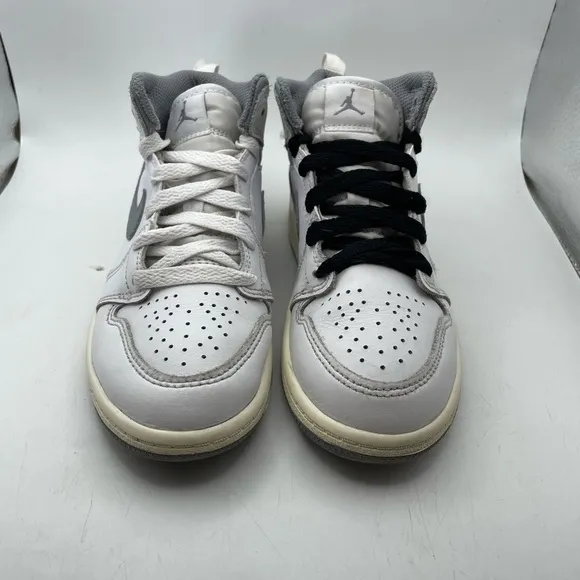 Nike Air Jordan 1 Mid Stealth kids sneakers size 13.5C