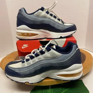 Nike Air Max 95 Grey Blue &amp; White Sneakers