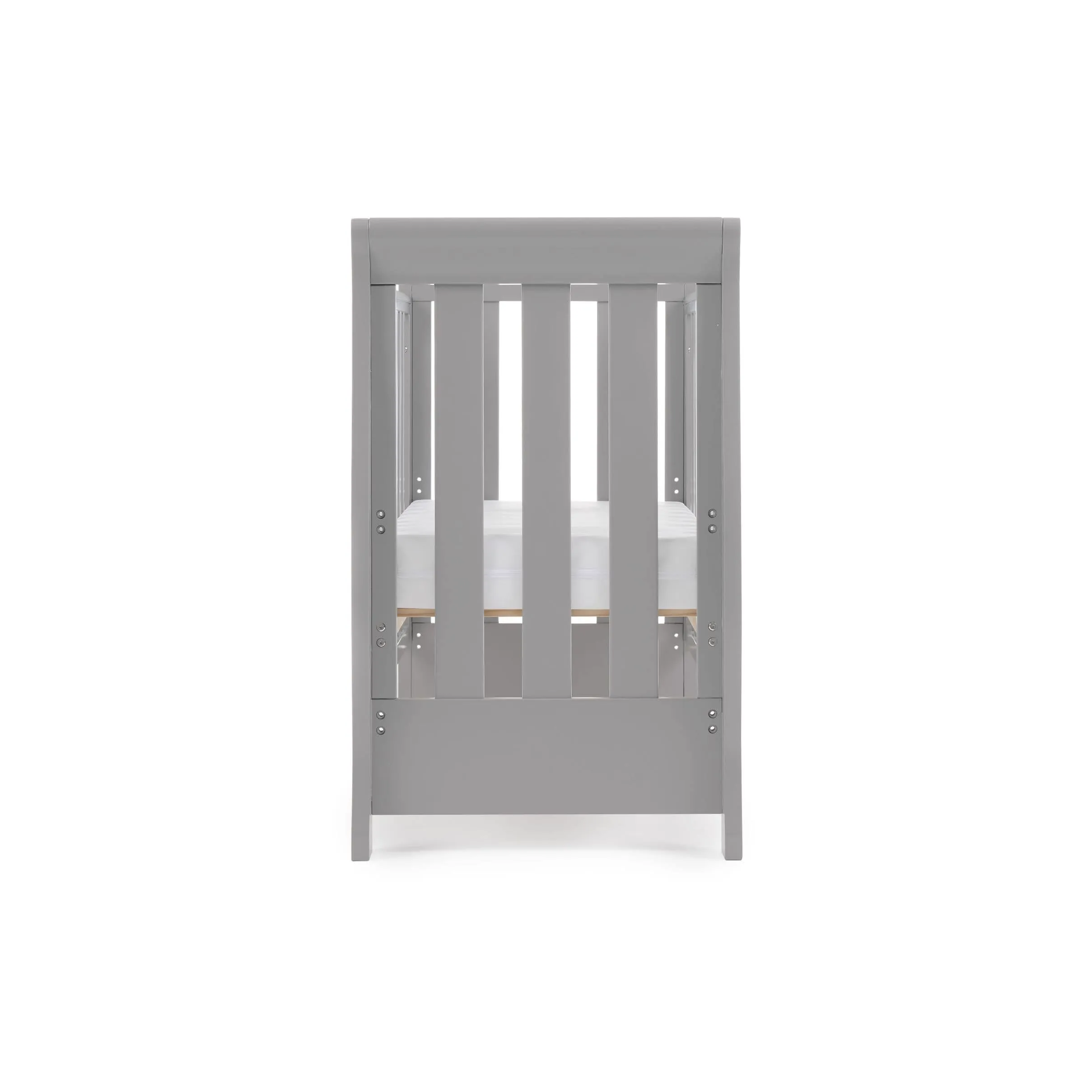 Obaby Stamford Space Saver Cot - Warm Grey