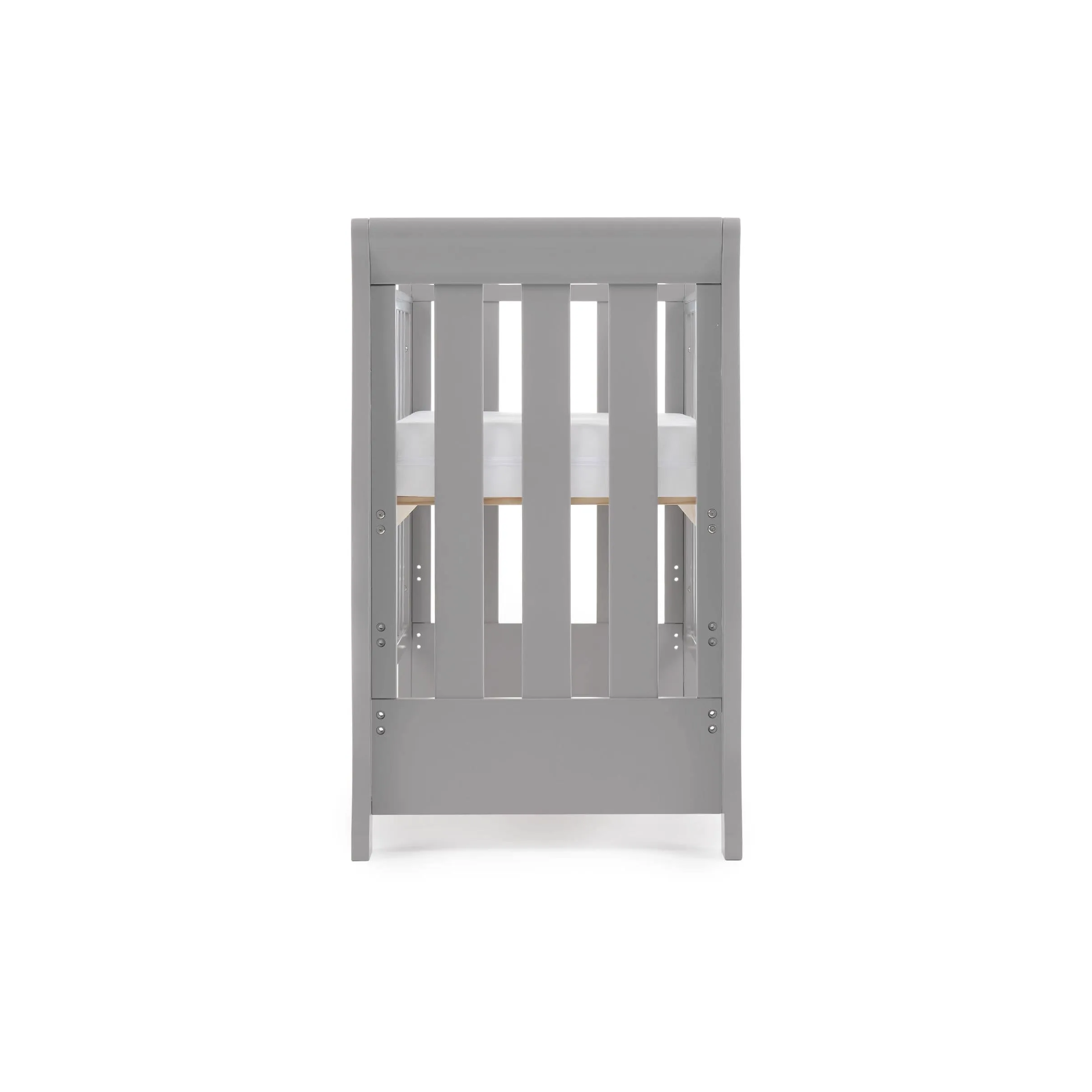 Obaby Stamford Space Saver Cot - Warm Grey