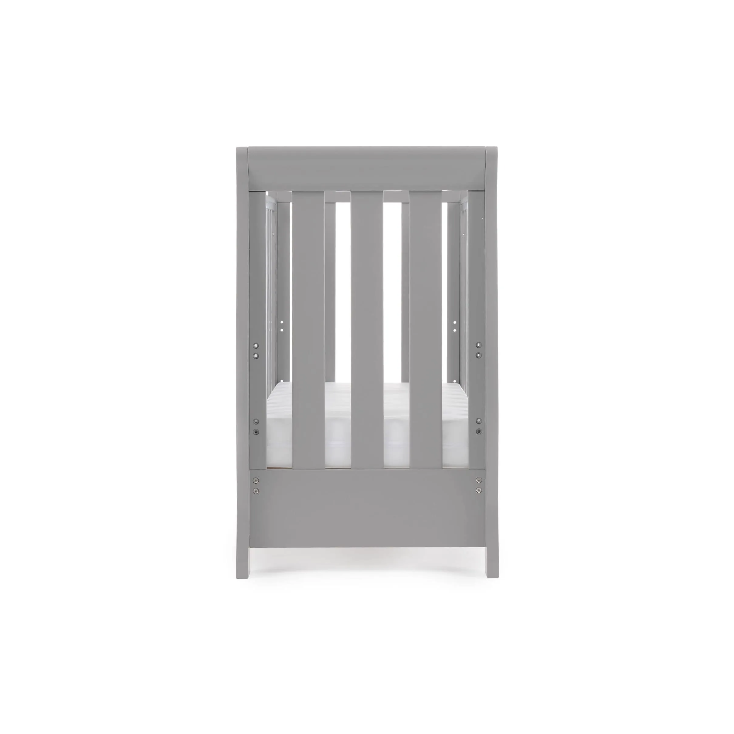 Obaby Stamford Space Saver Cot - Warm Grey