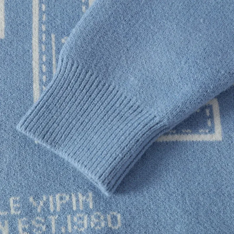 Obsidian Phoenix Luxury Cashmere Sweater - High-End Thick Warm Korean Style Men’s Pullover Knitwear