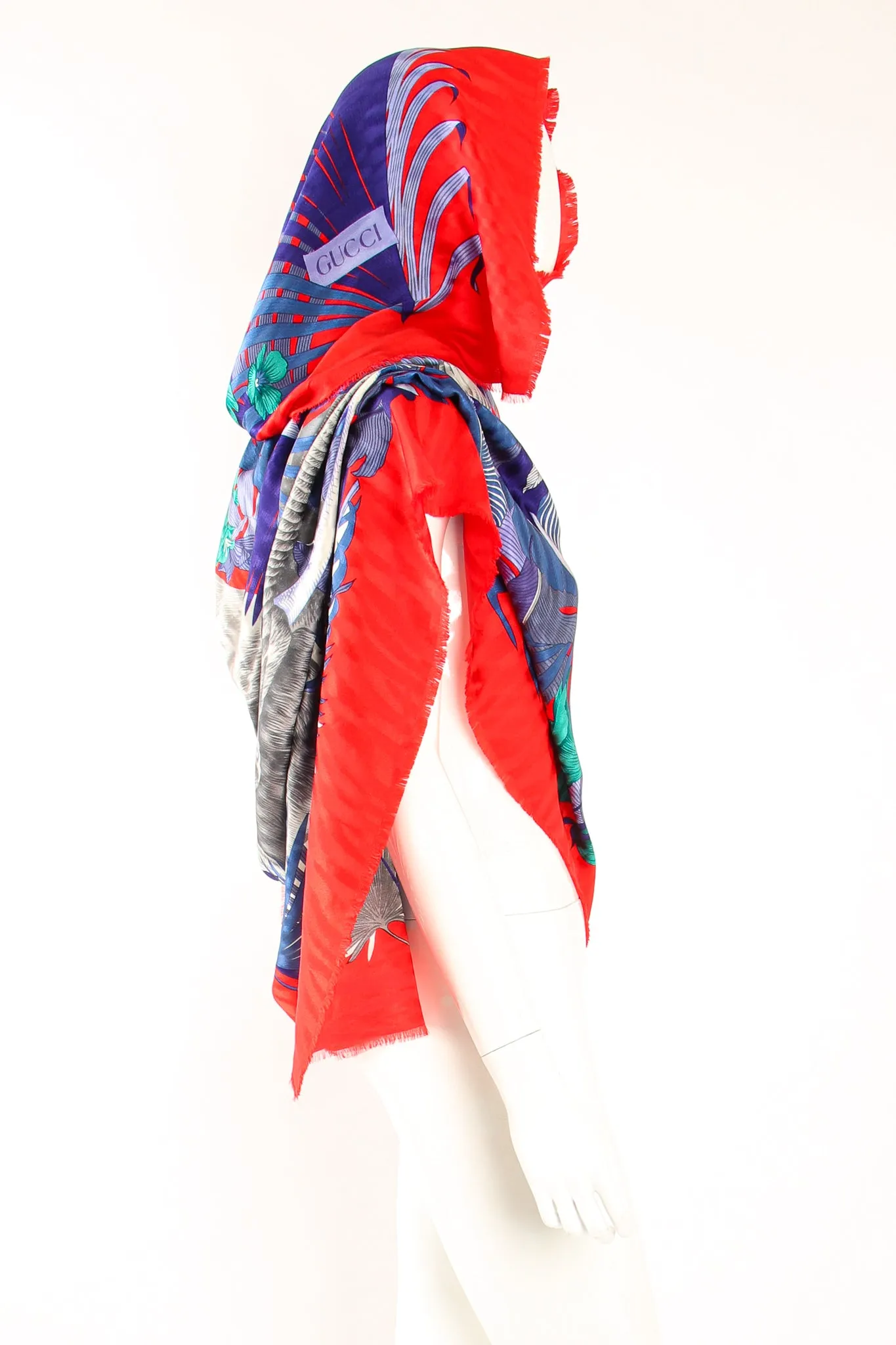 Oversized Tropical Elephant Scarf