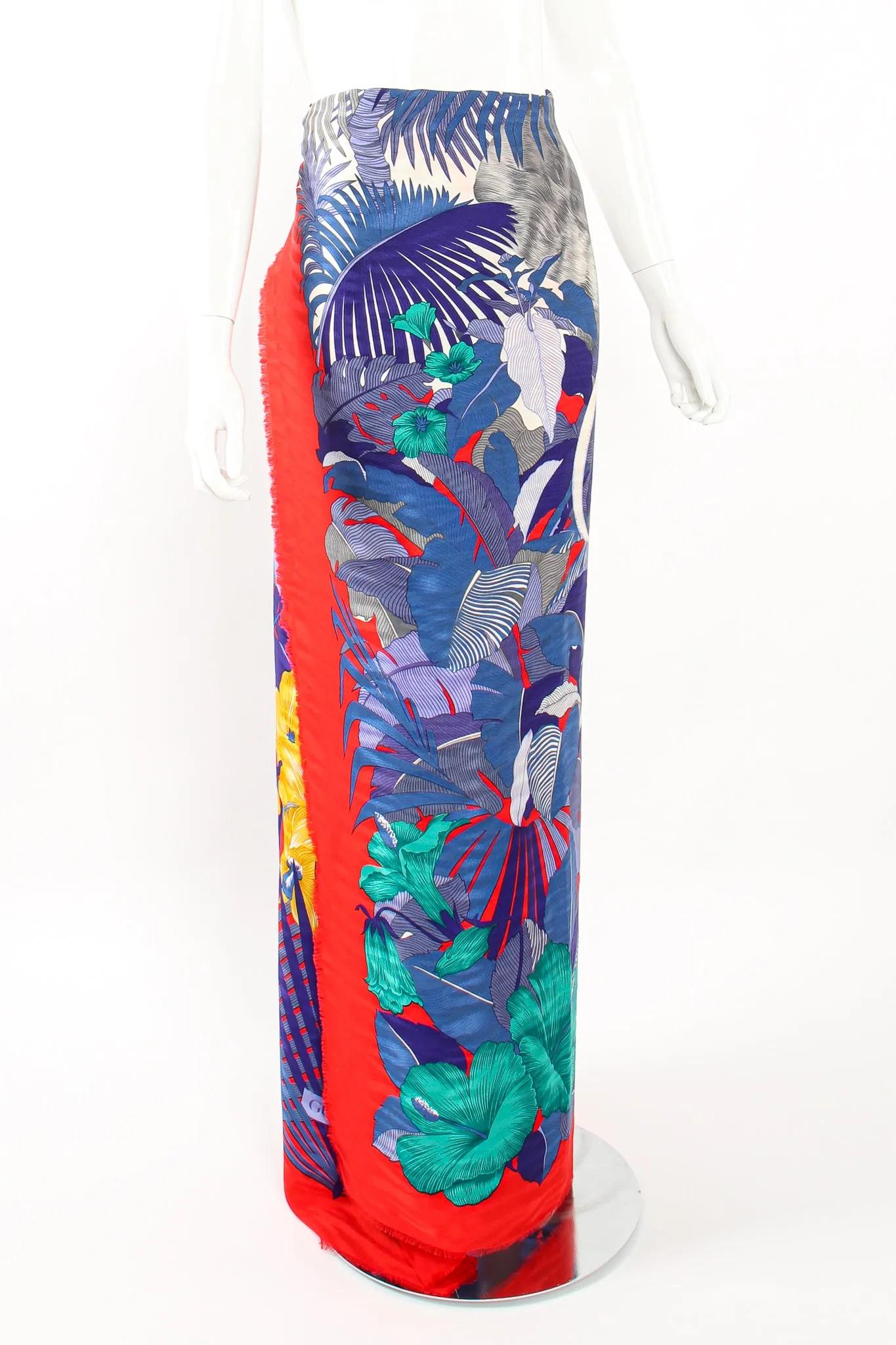 Oversized Tropical Elephant Scarf
