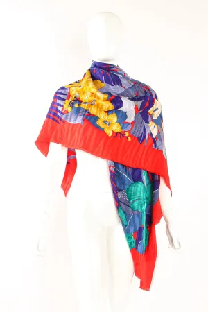 Oversized Tropical Elephant Scarf