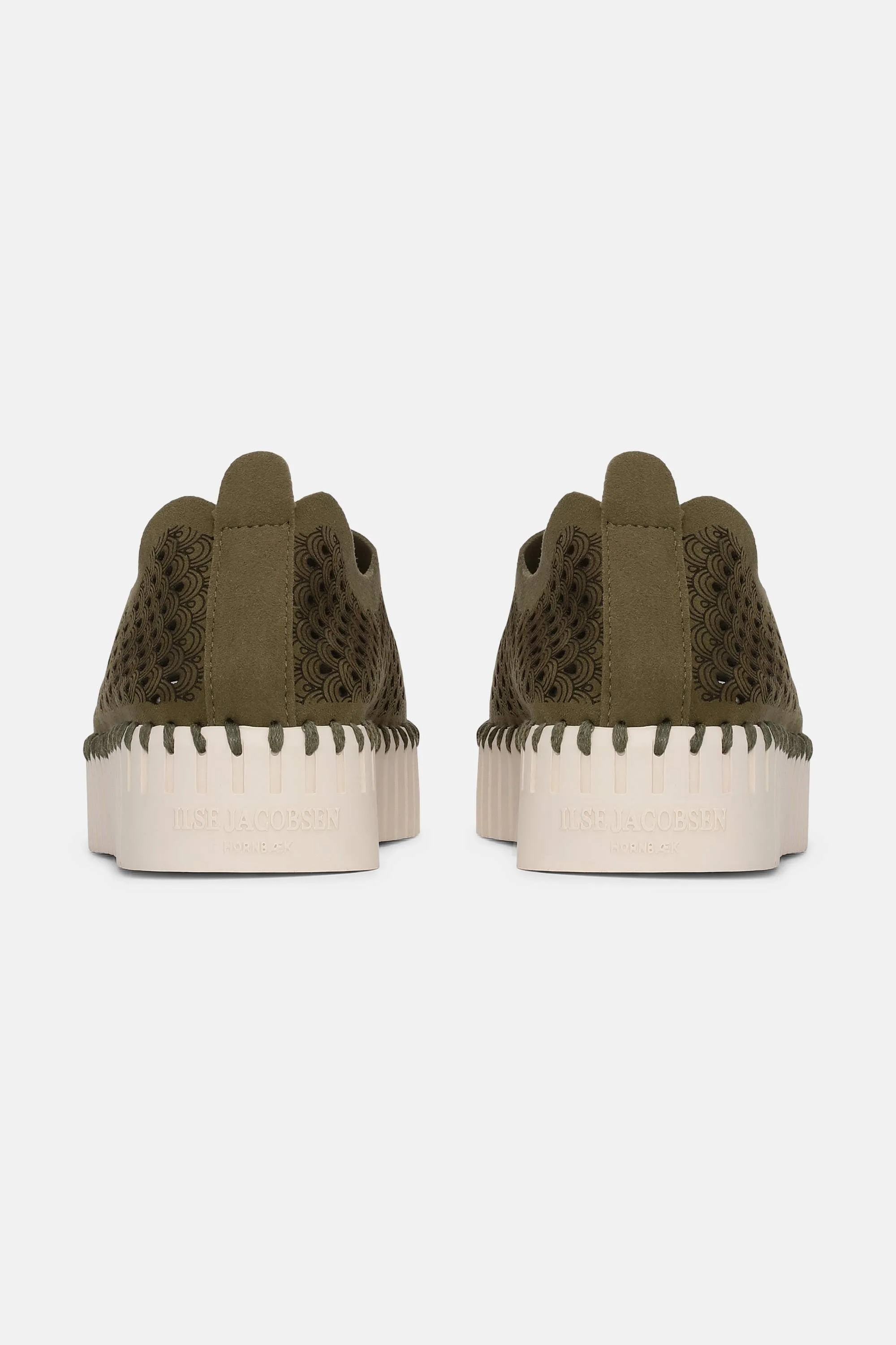 Platform Tulip Slipper - Deep Olive