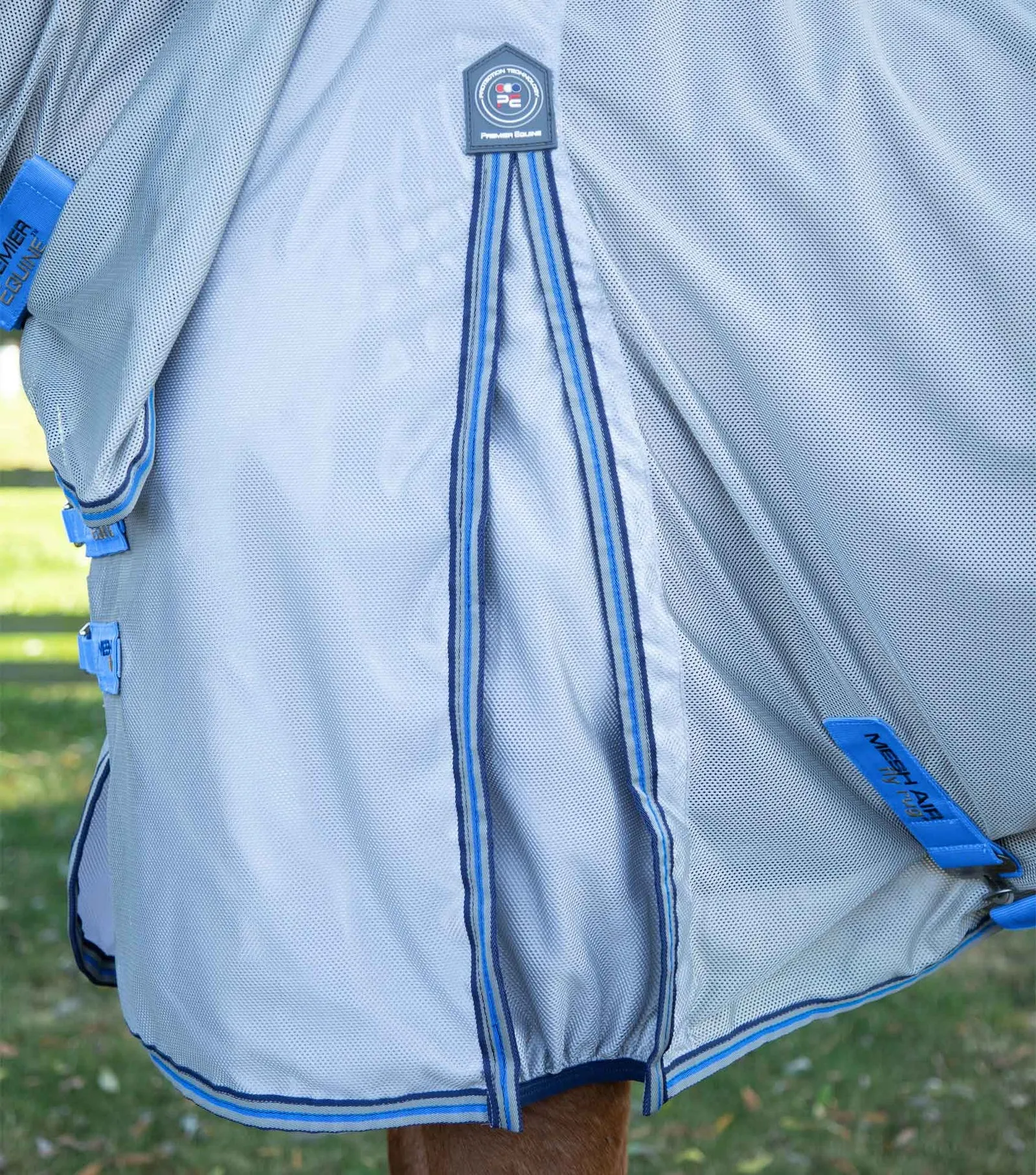 Premier Equine Combo Mesh Air Fly Rug (Blue)