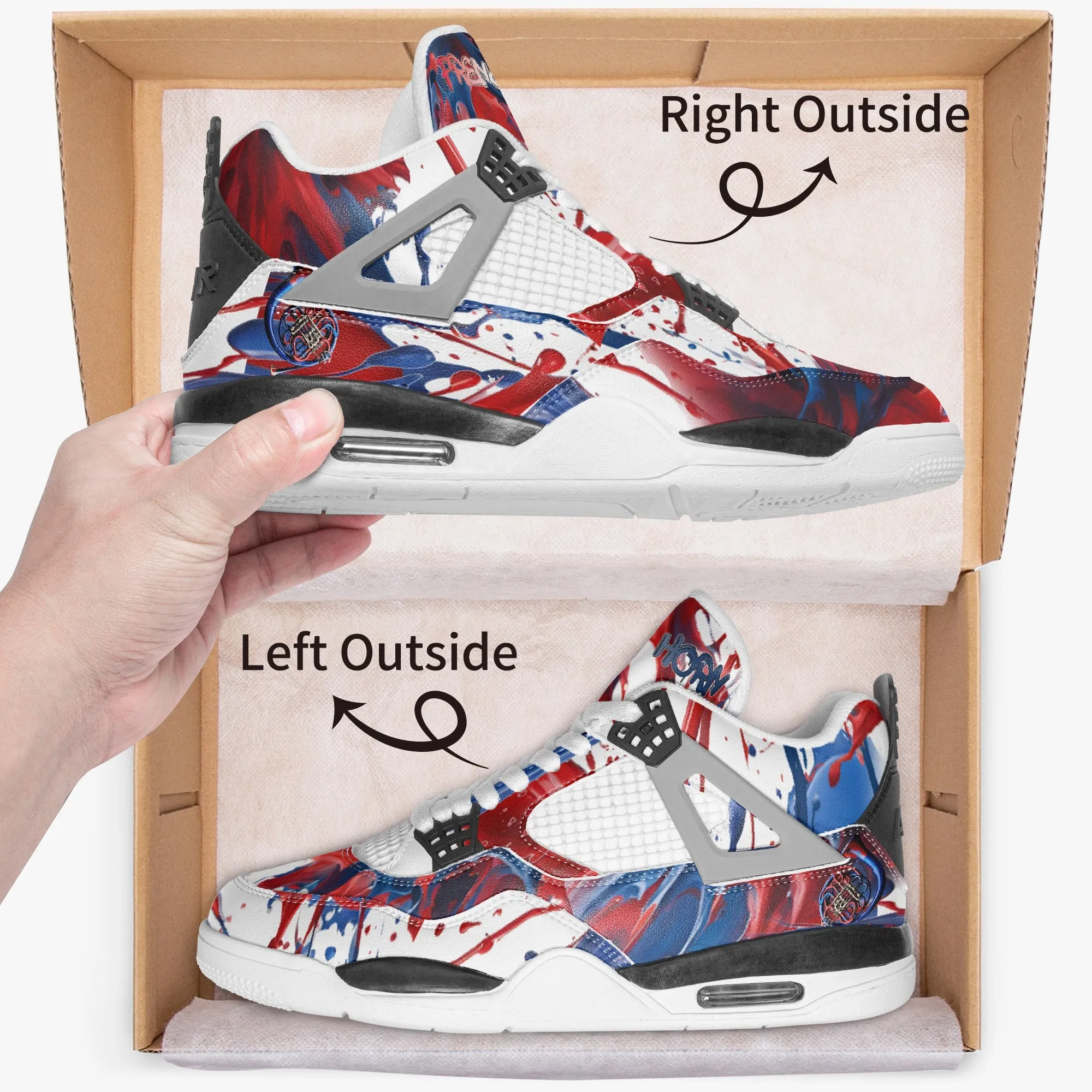 "French Horn" Band Basketball Sneakers