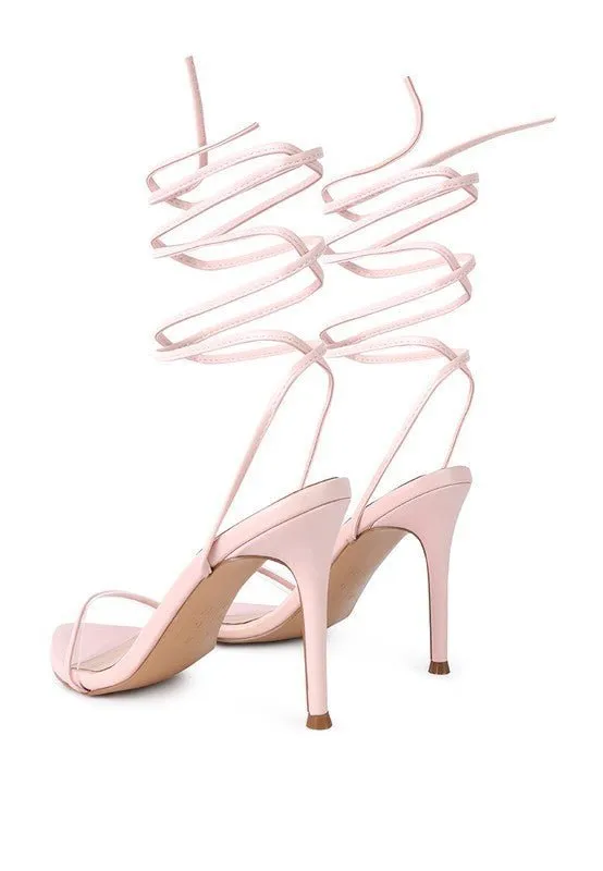 Rag Company - Sphynx High Heel Lace Up Sandals