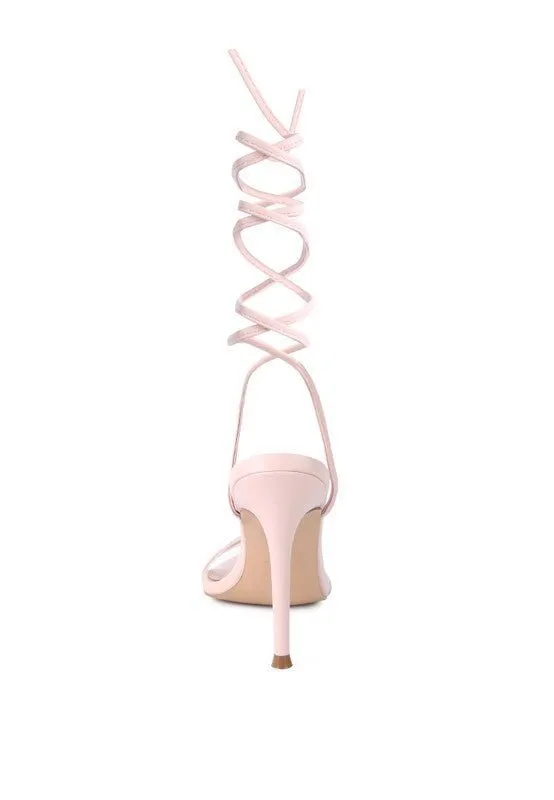 Rag Company - Sphynx High Heel Lace Up Sandals