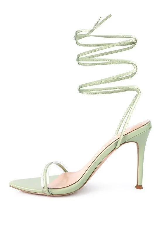 Rag Company - Sphynx High Heel Lace Up Sandals