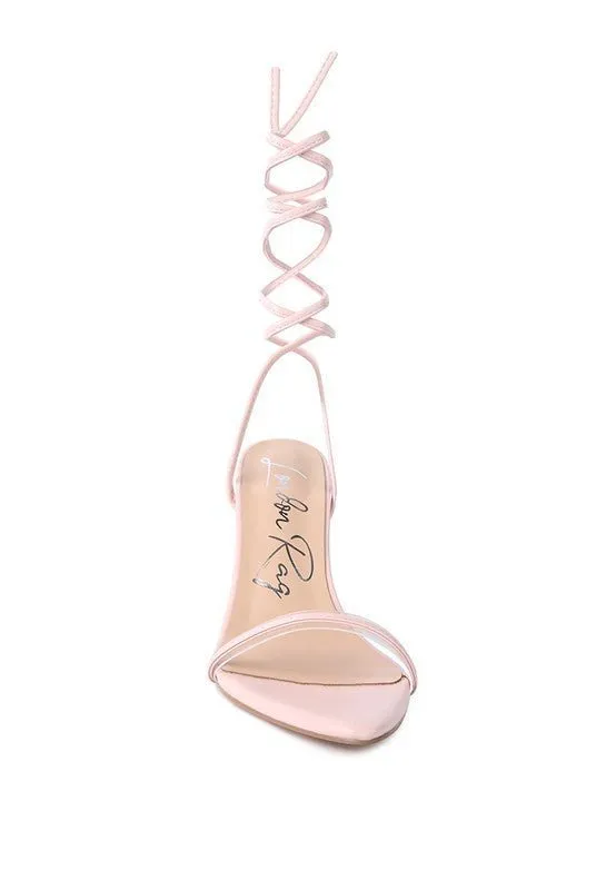 Rag Company - Sphynx High Heel Lace Up Sandals