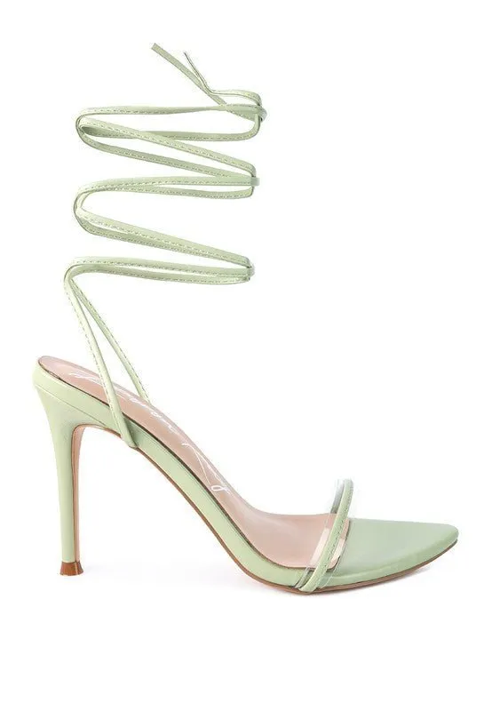 Rag Company - Sphynx High Heel Lace Up Sandals