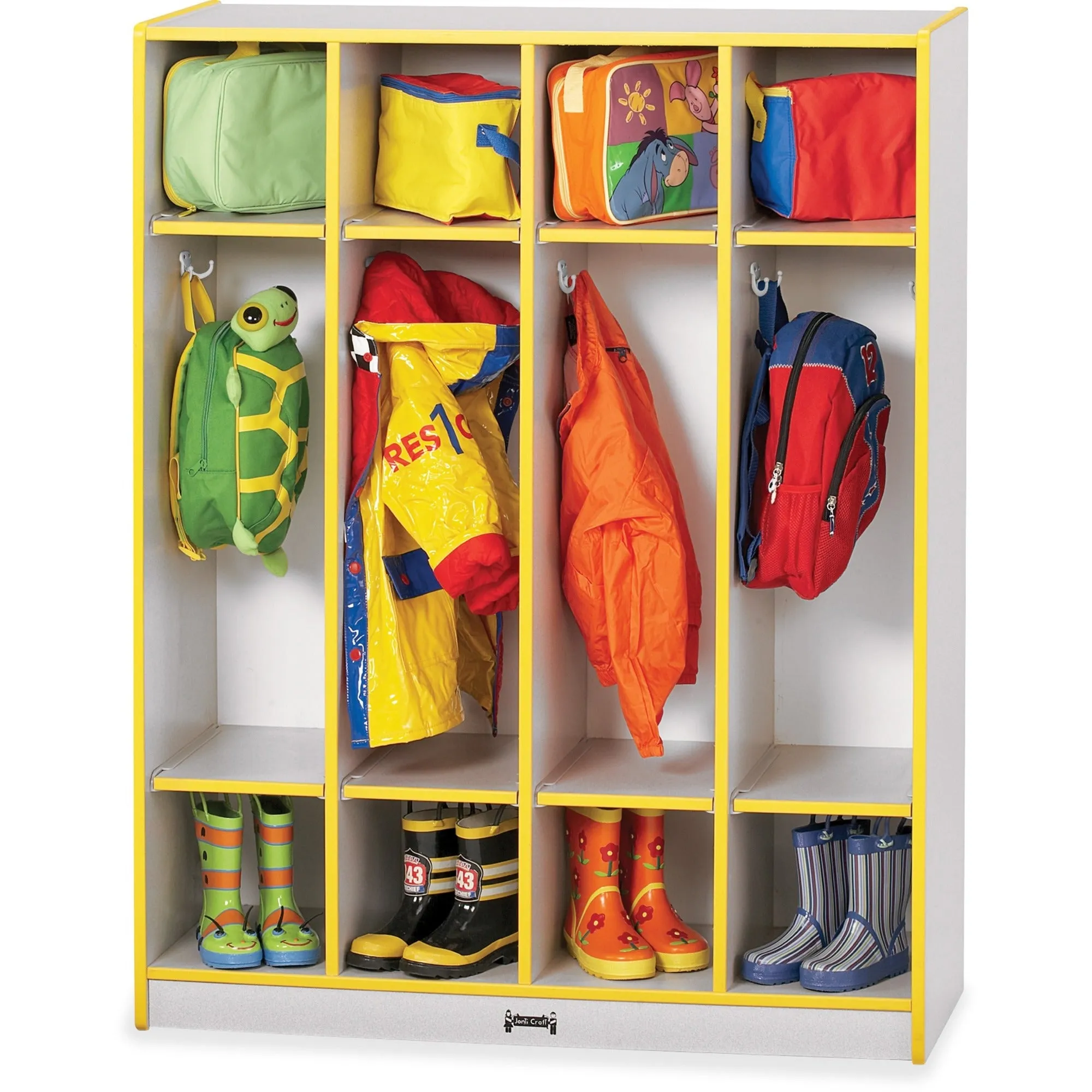 Rainbow Accents 4 Section Coat Locker