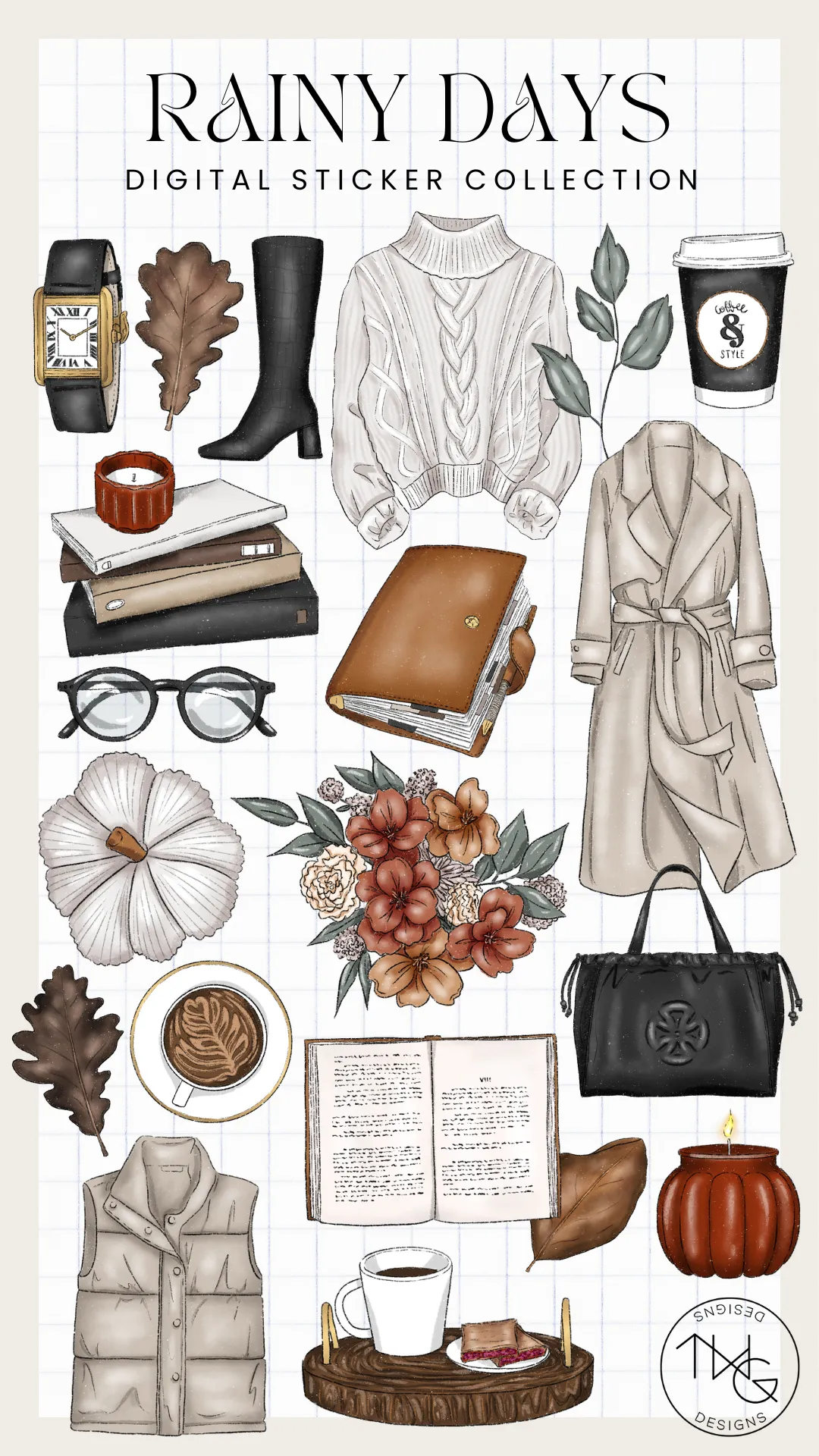 Rainy Days Clipart Collection