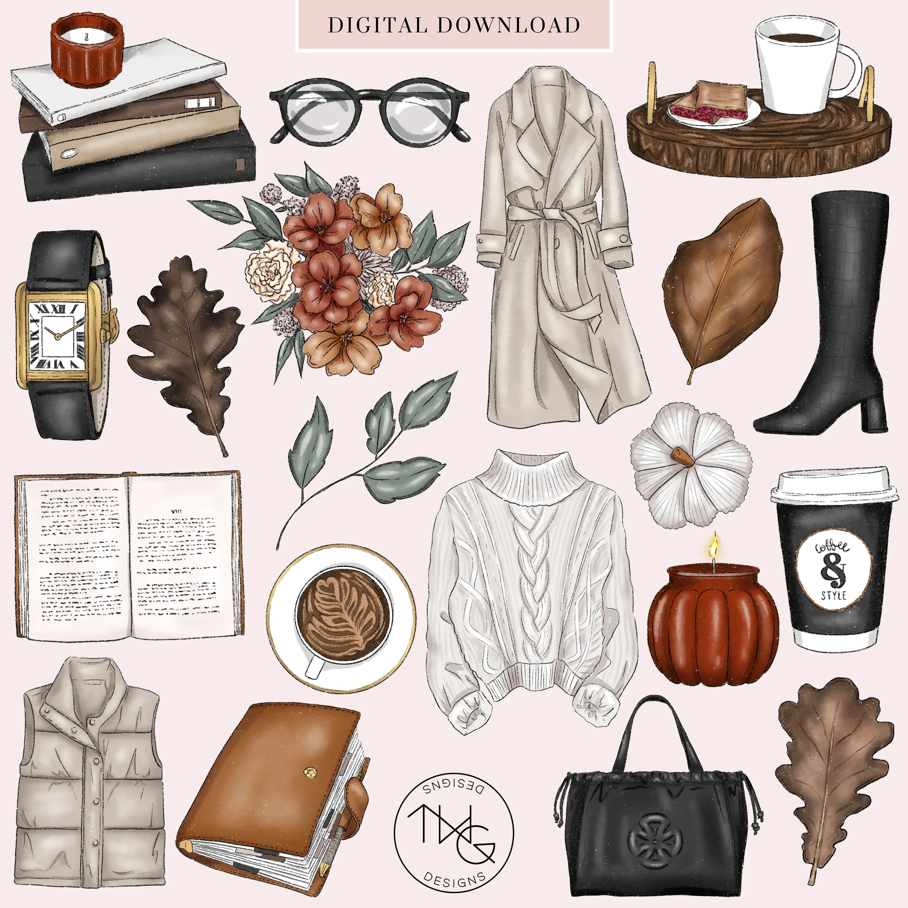 Rainy Days Clipart Collection