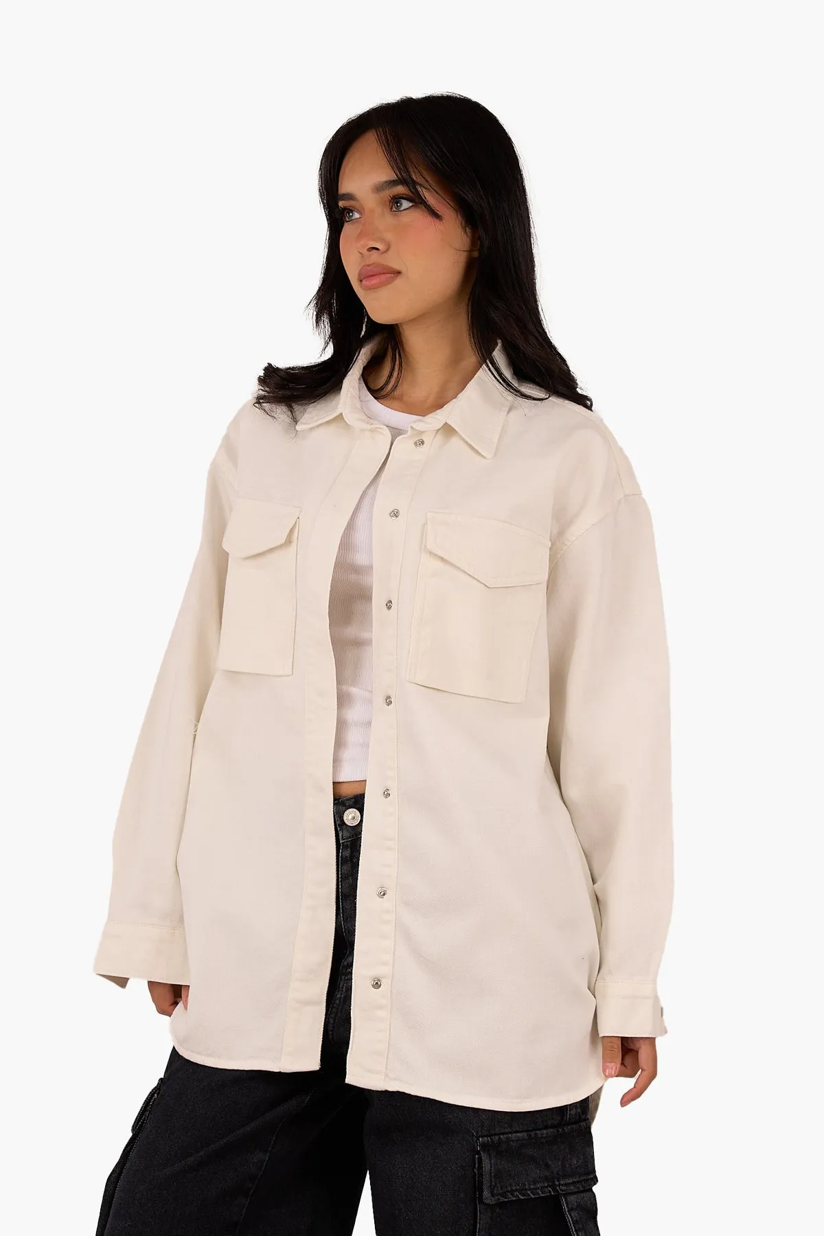 Relaxed Fit Cotton Shirt