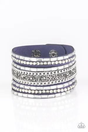 Rhinestone Rumbled - Blue