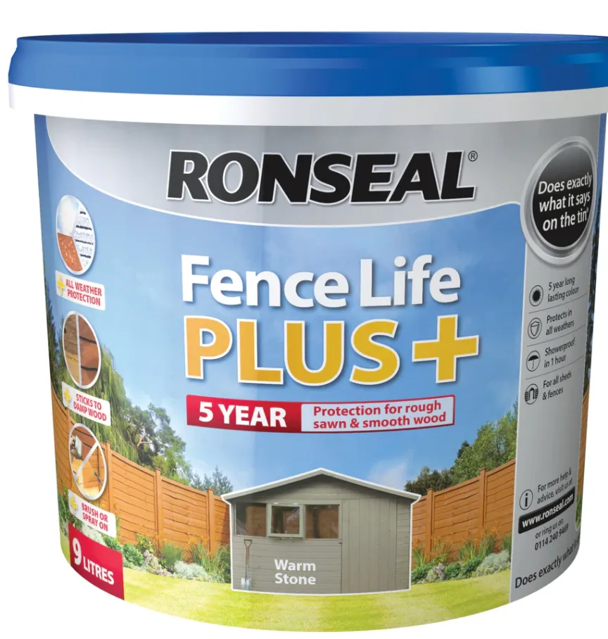 Ronseal Warm Stone Fence Life Plus  5L