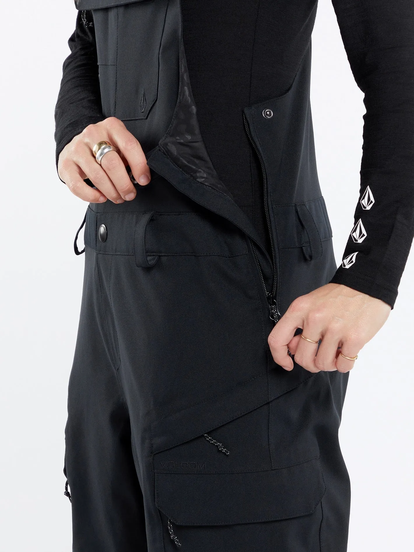 Salopette 3D Stretch Creston - BLACK