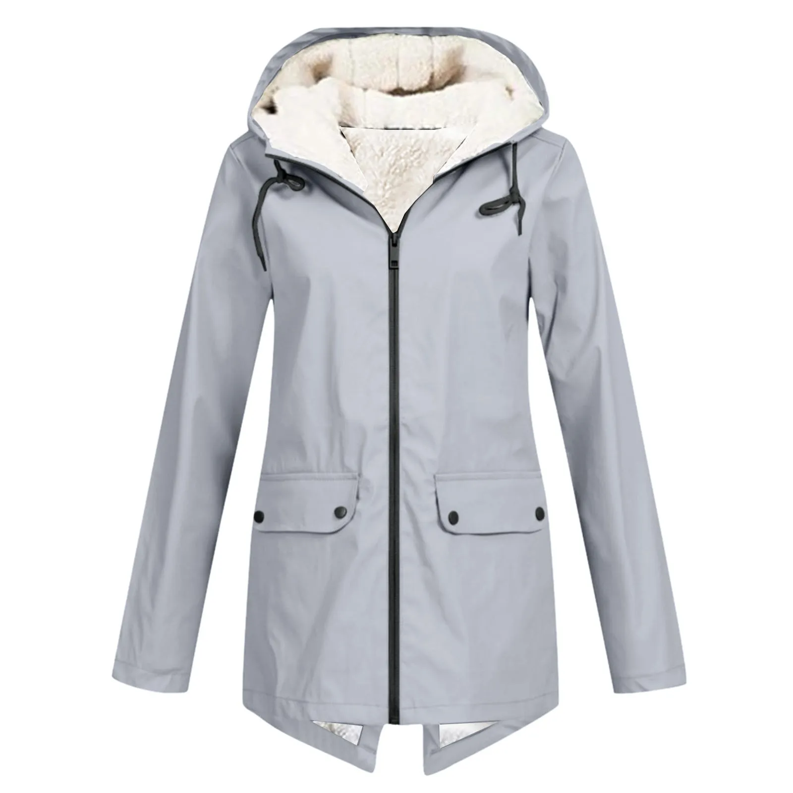 Sherpa-Lined Rain Jacket | Waterproof Parka | Cozy & Functional