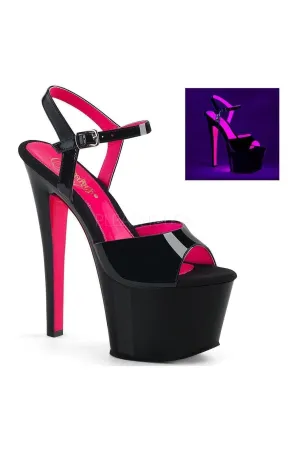 SKY-309TT Platform Sandal  | Black Patent