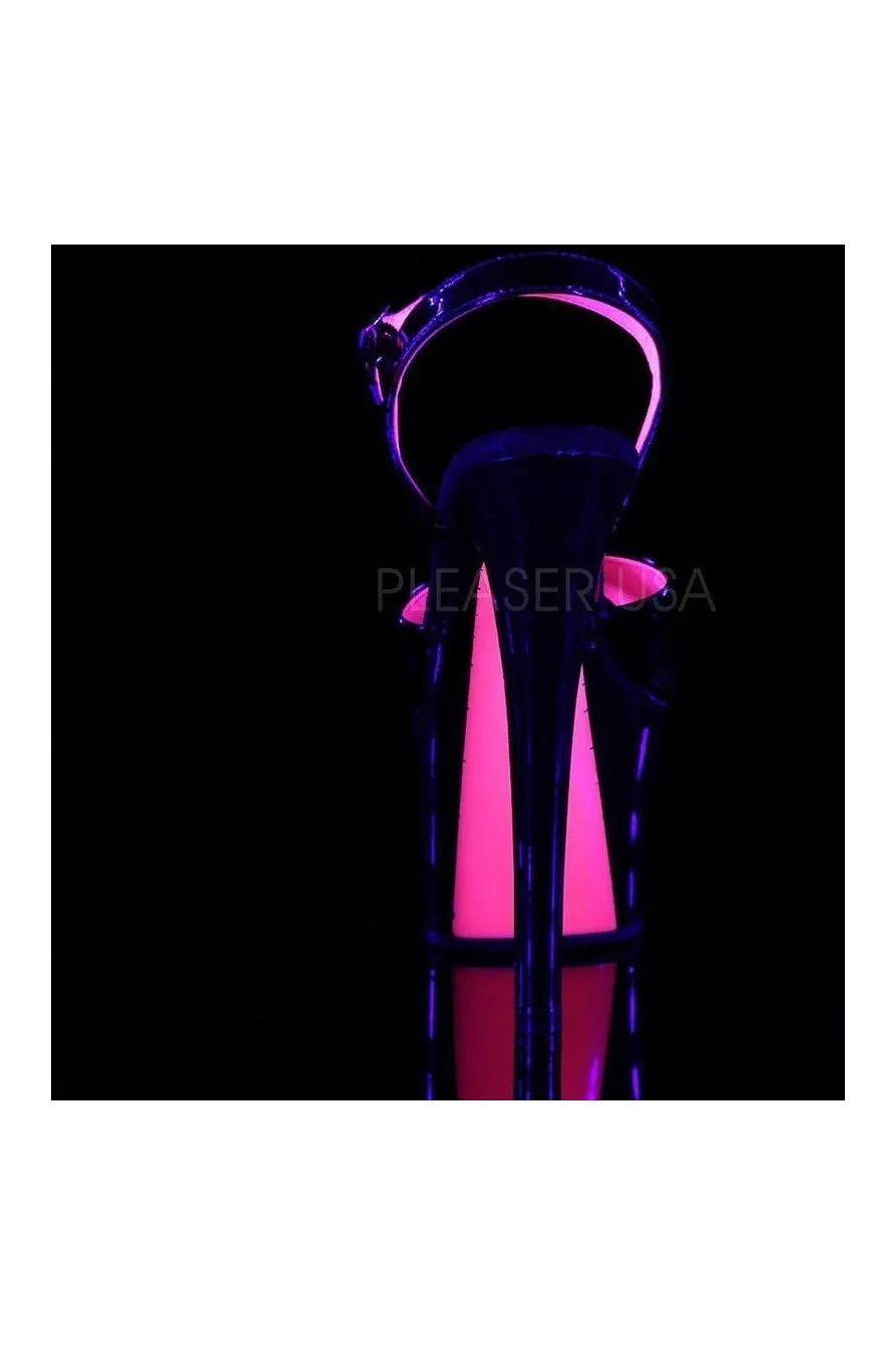 SKY-309TT Platform Sandal  | Black Patent