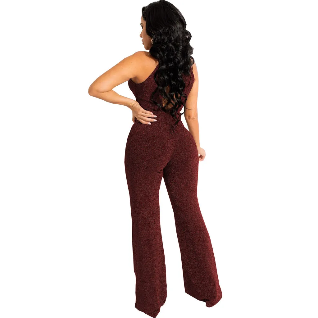 Sleek and Sexy Stretch Jumpsuit for Effortless Allure