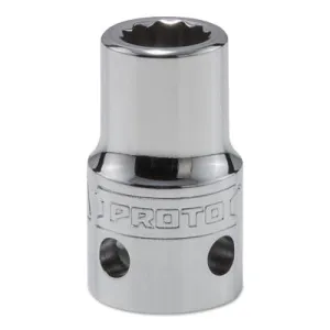 Stanley?? Products Tether-Ready Drive Deep Sockets, 1/2 in Drive, 11 mm, 1 31/64 in L, 12 Points, 5411M-TT