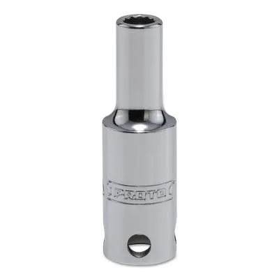 Stanley?? Products Tether-Ready Drive Deep Sockets, 3/8 in Drive, 13/16 in, 2 3/4 in L, 12 Points, 5026-TT