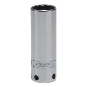 Stanley® Products Tether-Ready Drive Deep Sockets, 3/8 in Drive, 18 mm, 2 3/4 in L, 12 Points, 5018M-TT