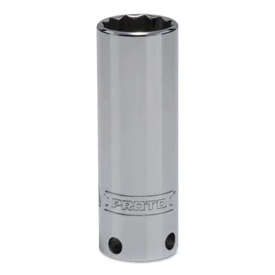 Stanley® Products Tether-Ready Drive Deep Sockets, 3/8 in Drive, 18 mm, 2 3/4 in L, 12 Points, 5018M-TT