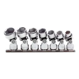 Stanley® Products Torqueplus 7 Piece Universal Socket Sets, 3/8 in, 6 Point, 52100
