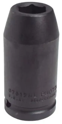 Stanley® Products Torqueplus Metric Deep Impact Sockets 3/4 in, 3/4 in Drive, 22 mm, 6 Points, 07522ML
