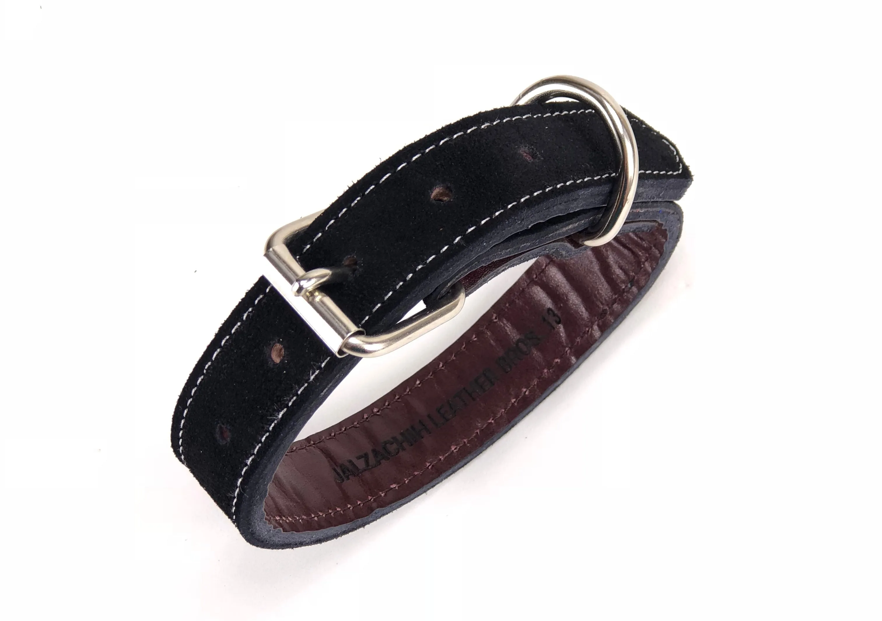 Suede Dog Collar Black DC113